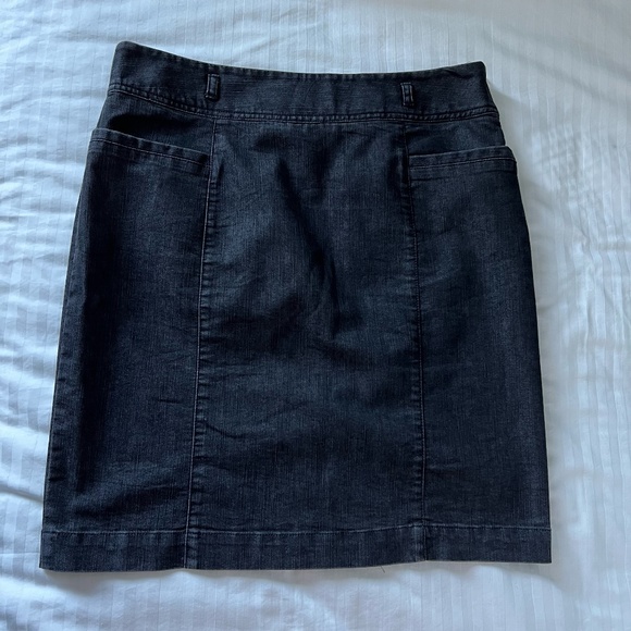 Kenneth Cole New York  - Dark Grey Jeans Skirt - Picture 1 of 5